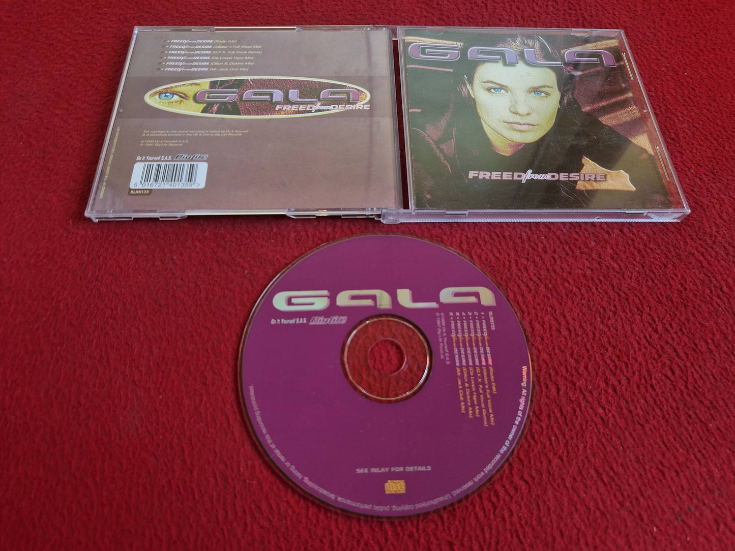 GALA FREED FROM DESIRE CD