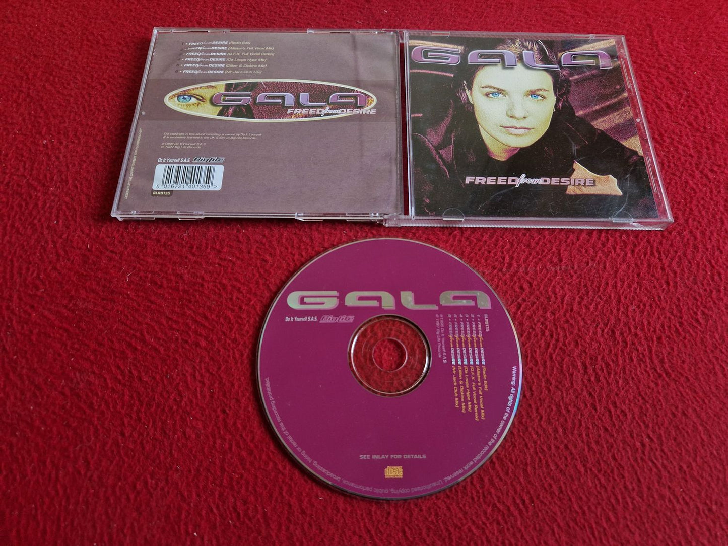 GALA FREED FROM DESIRE CD