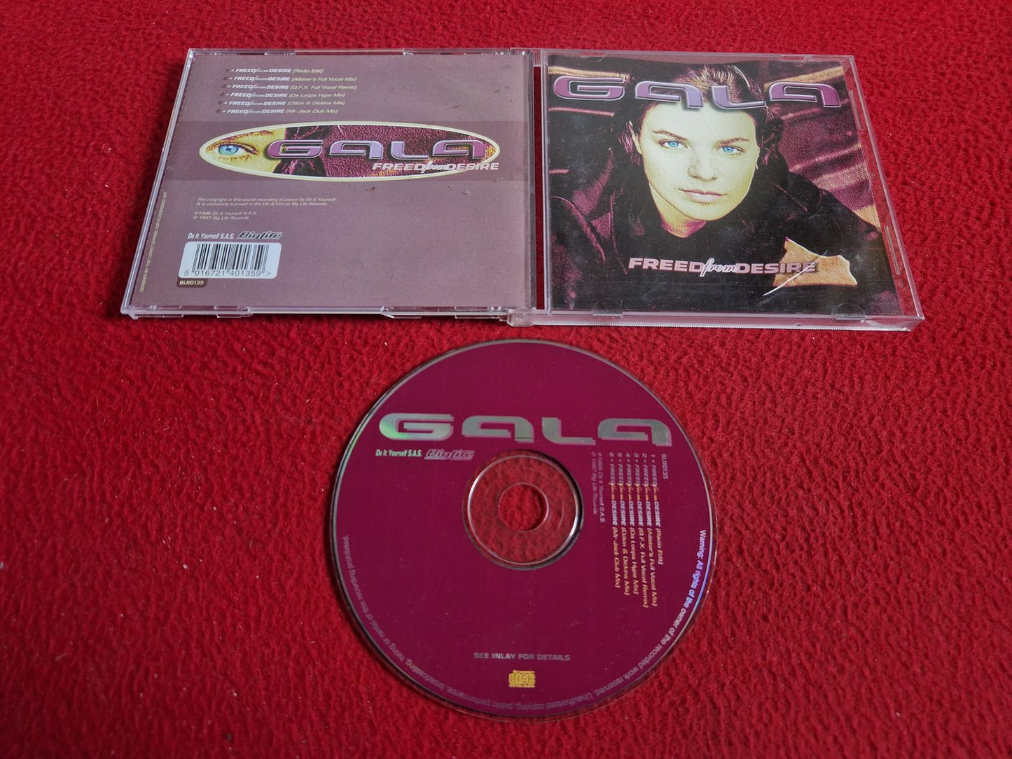 GALA FREED FROM DESIRE CD