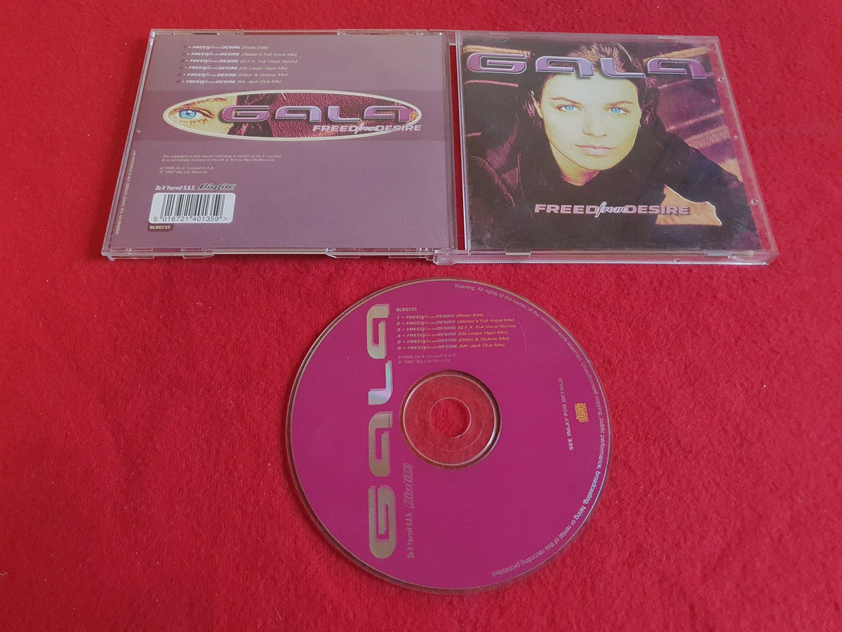 GALA FREED FROM DESIRE till CD