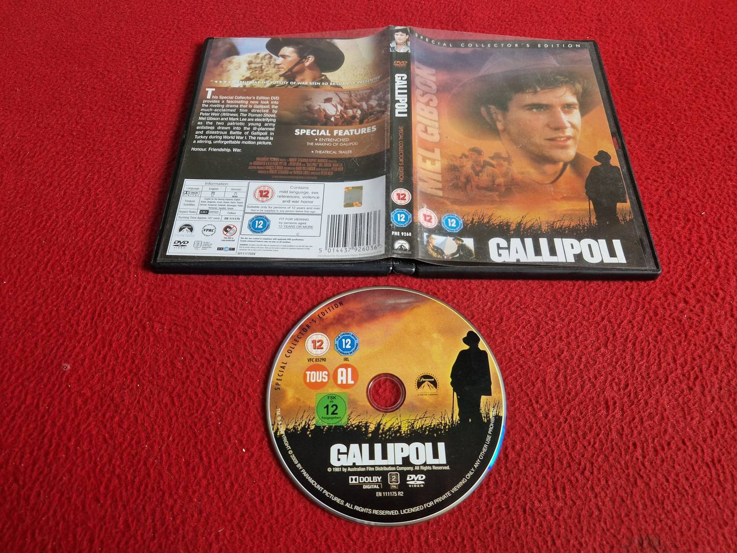 GALLIPOLI [ SVENSK TEXT ] DVD