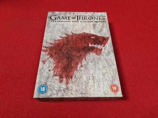 GAME OF THRONES THE COMPLETE SEASONS 1 & 2 BOX till DVD