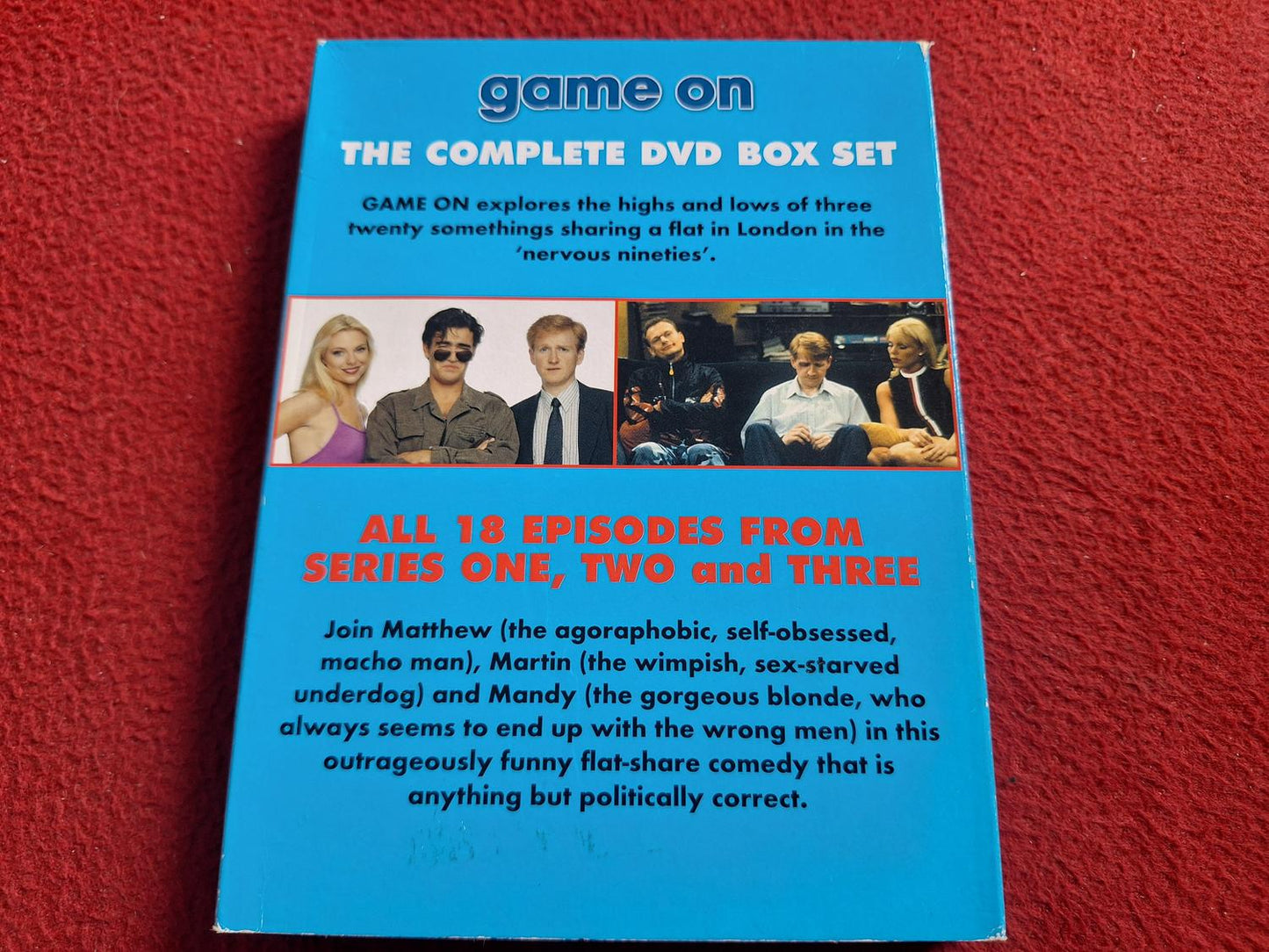 GAME ON SERIES 1 - 3 BOX DVD