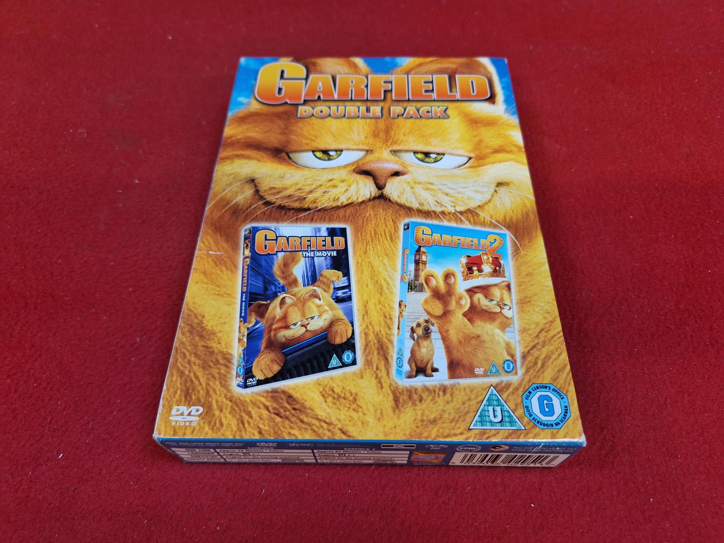 GARFIELD DOUBLE PACK BOX till DVD