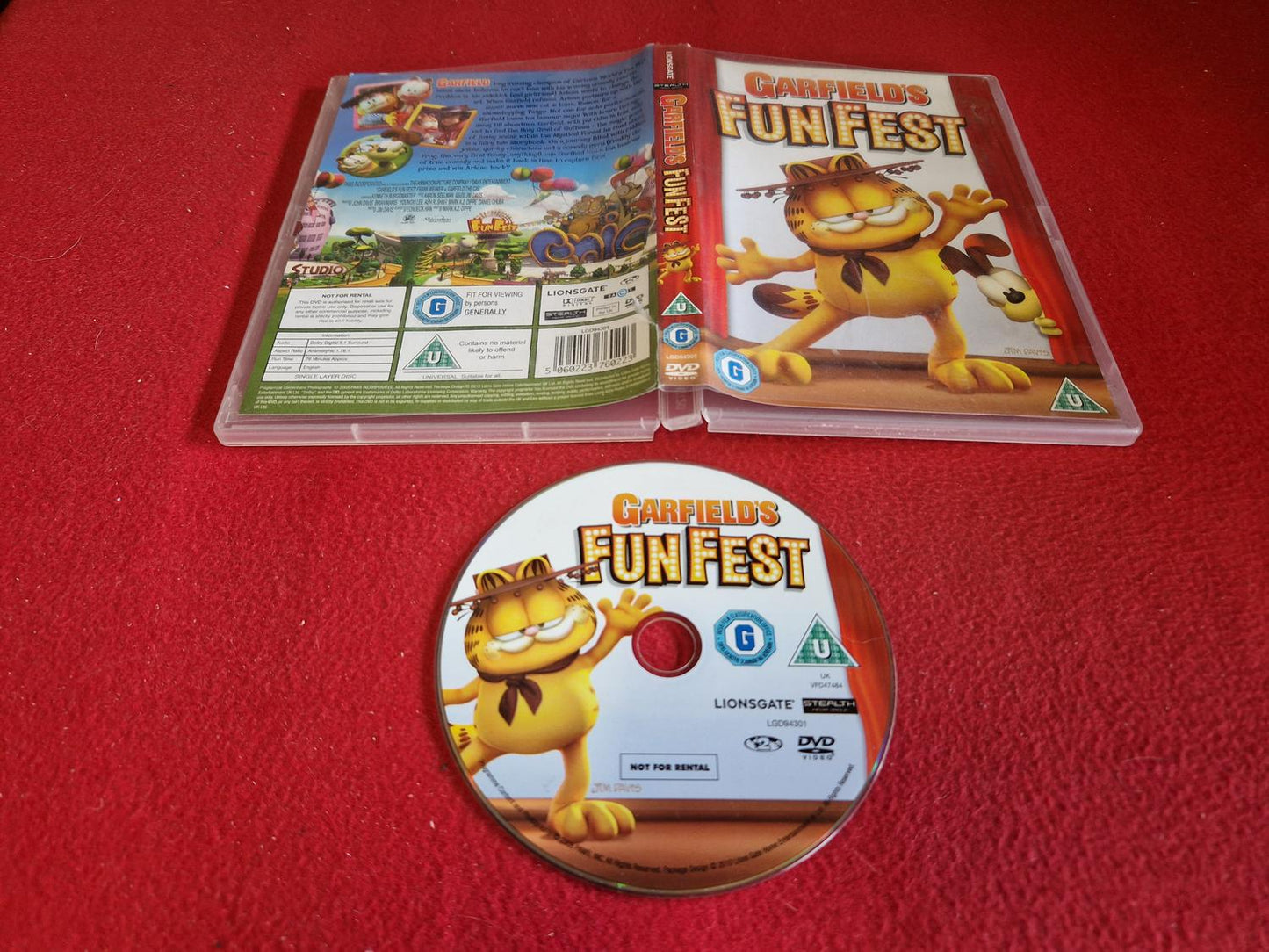 GARFIELD'S FUN FEST till DVD