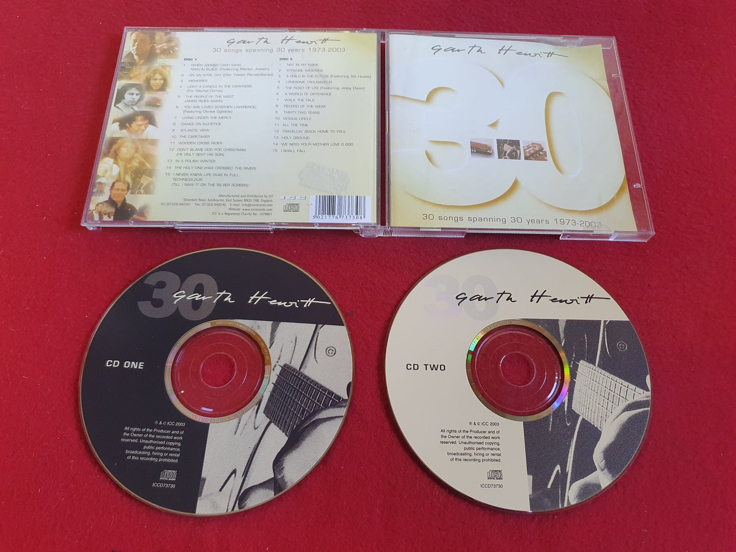 GARTH HEWITT 30 SONGS SPANNING 30 YEARS till CD