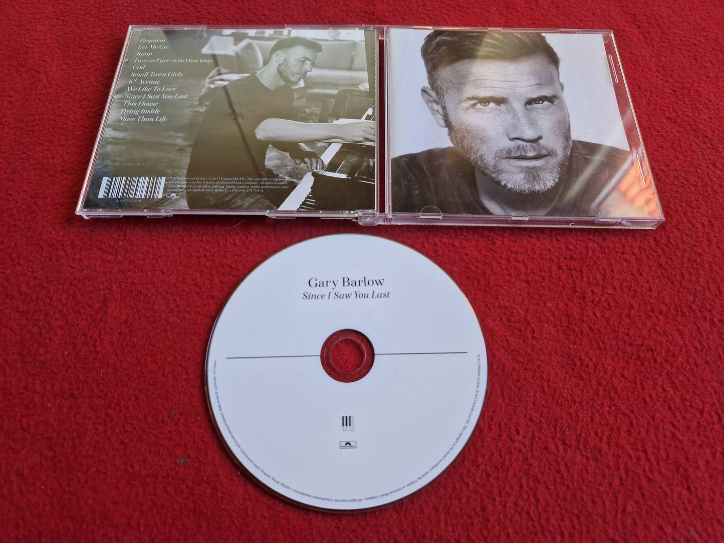 GARY BARLOW SINCE A SAW YOU LAST CD