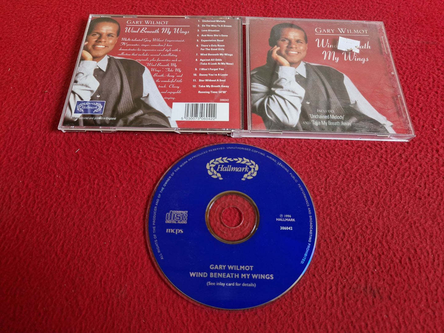 GARY WILMOT WIND BENEATH MY WINGS CD