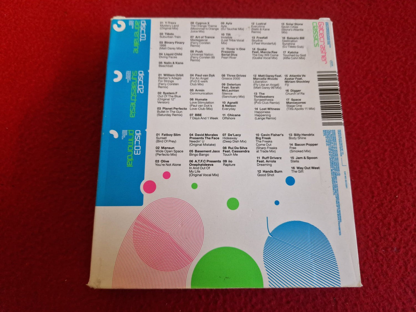 GATECRASHER CLASSICS  CD BOX