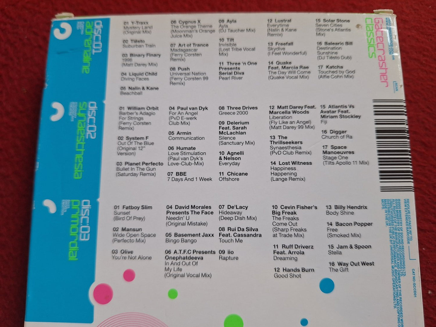 GATECRASHER CLASSICS THEY WILL ALWAYS BE WITH YOU CD BOX