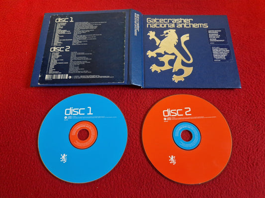 GATECRASHER NATIONAL ANTHEMS LIMITED - 44 DANCE HITS CD BOX