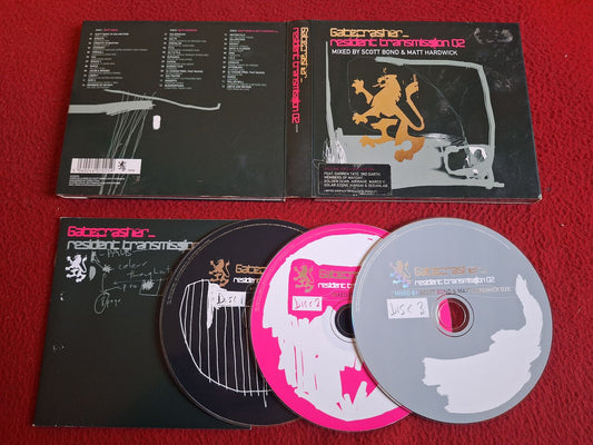 GATECRASHER RESIDENT TRANSMISSIONS 02 MIXED BY SCOTT BOND & MATT HARDWICK CD BOX