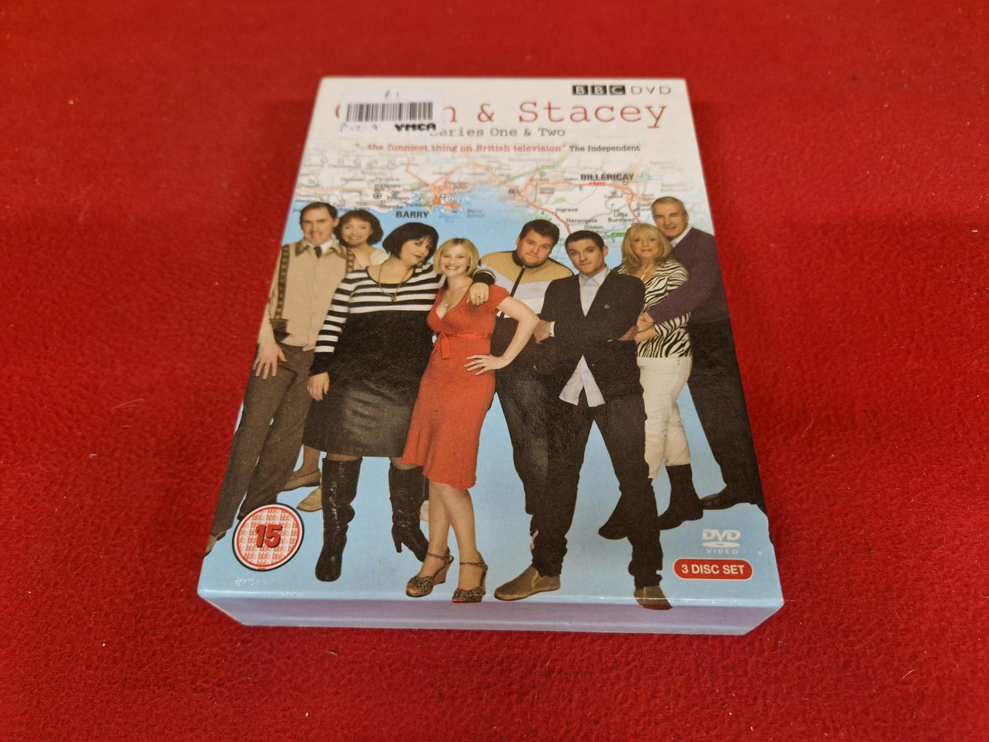 GAVIN & STACEY SERIES 1 & 2 BOX till DVD