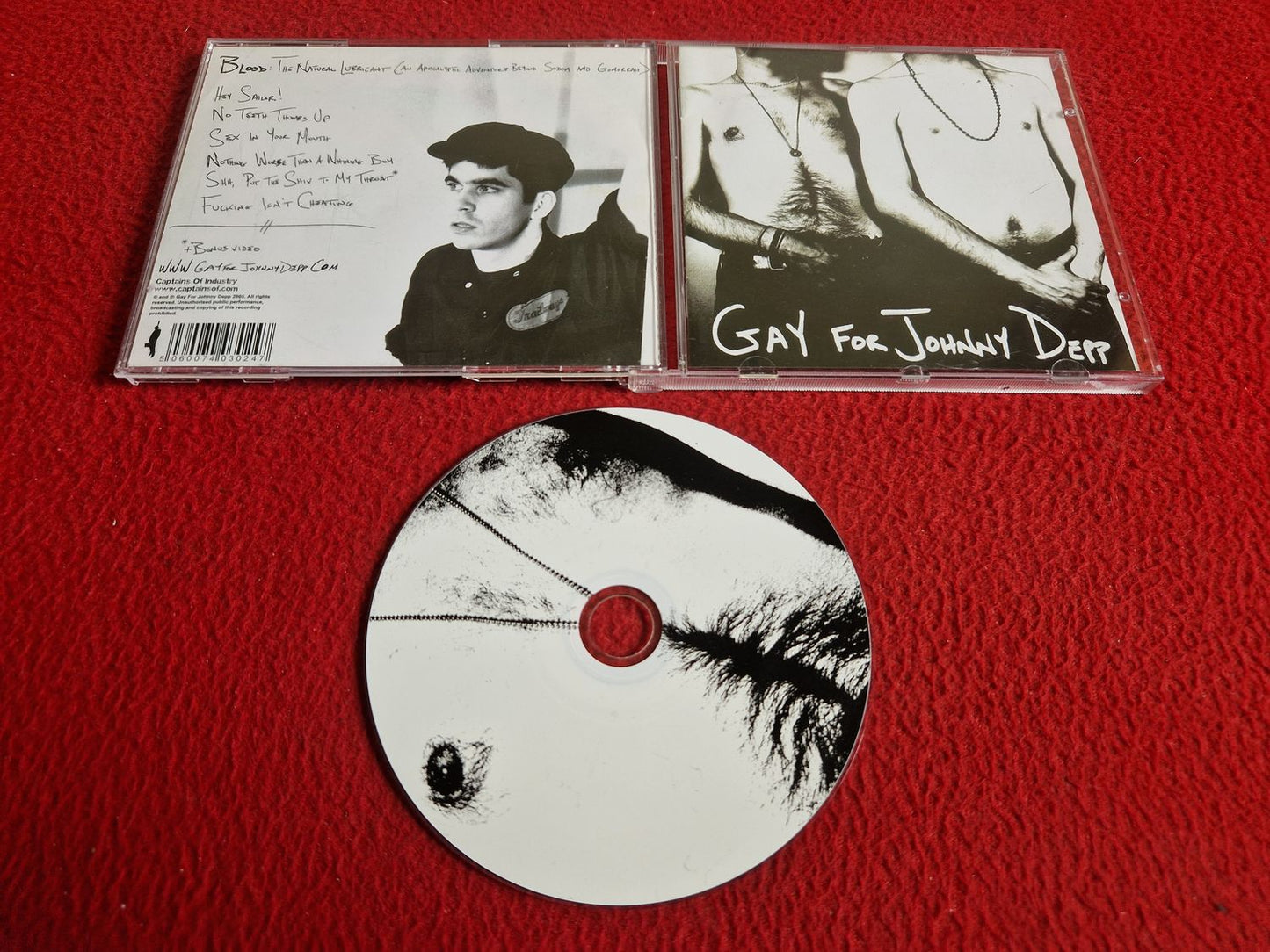 GAY FOR JOHNNY DEPP BLOOD: THE NATURAL LUBRICANT CD