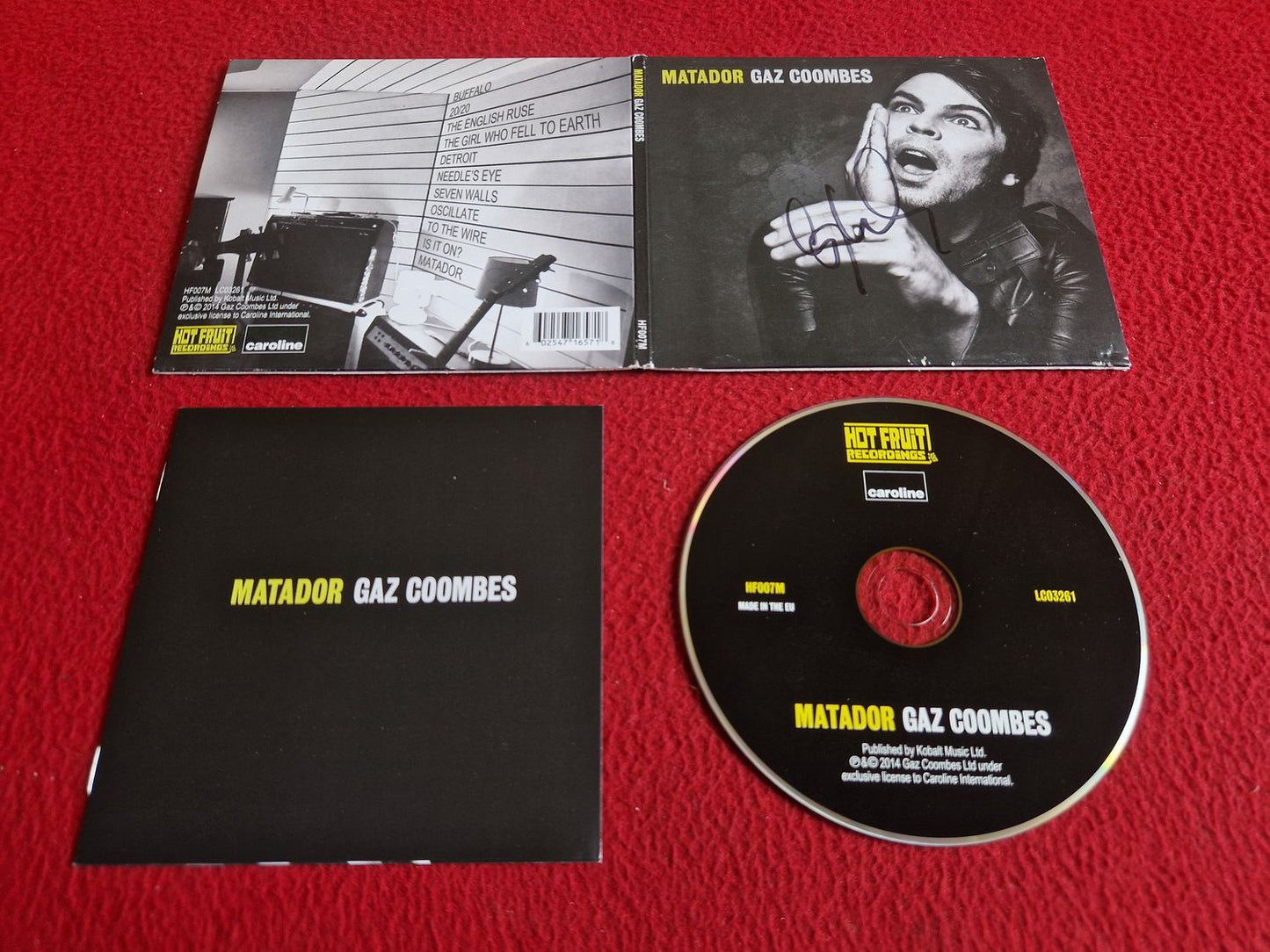 GAZ COOMBES MATADOR CD