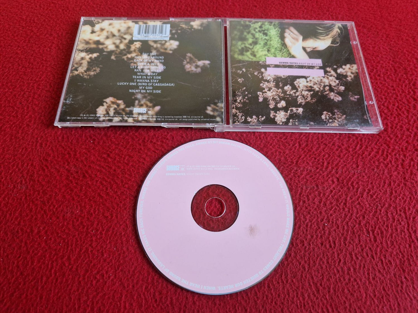 GEMMA HAYES NIGHT ON MY SIDE CD