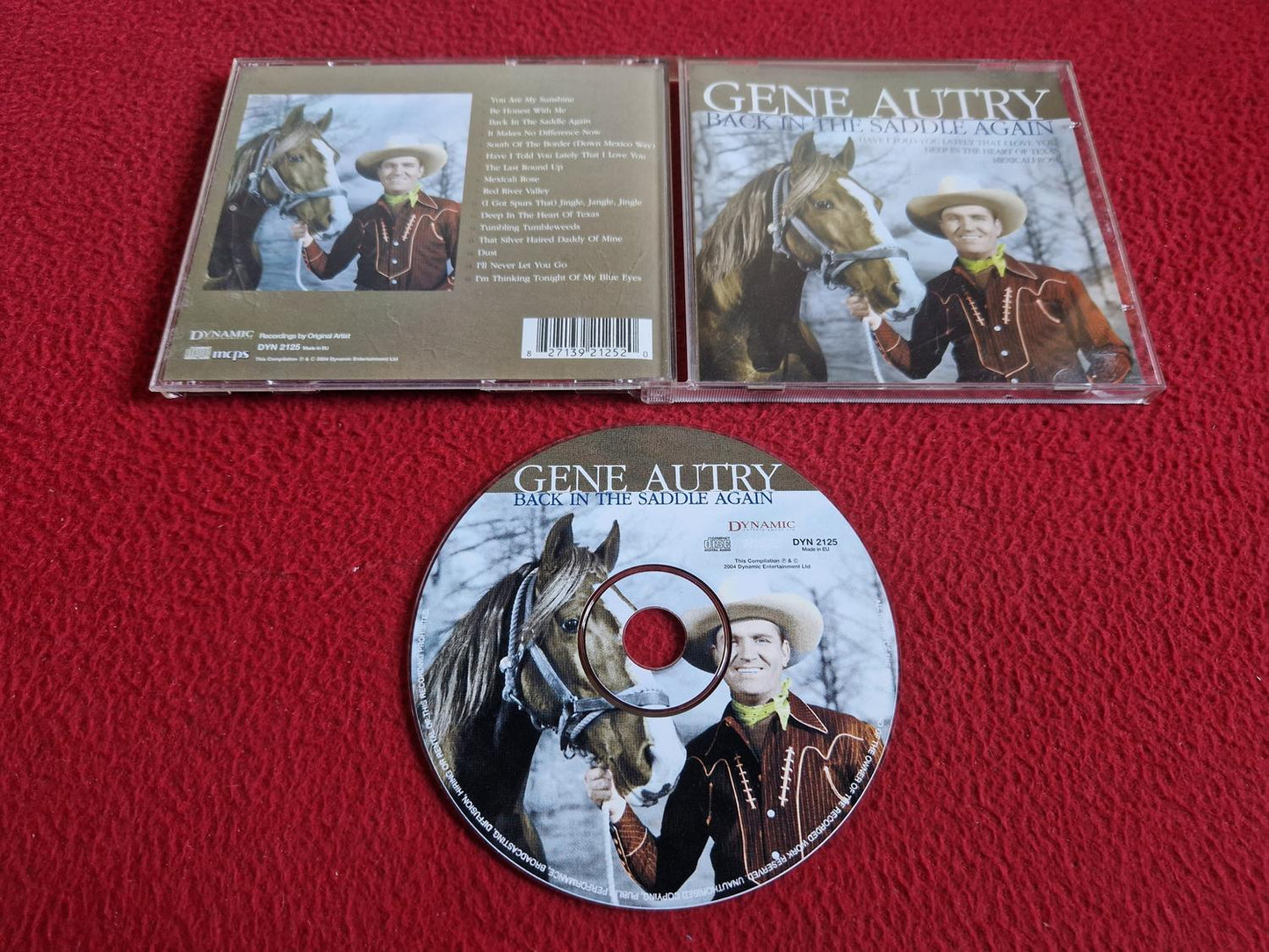 GENE AUTRY BACK IN THE SADDLE AGAIN CD