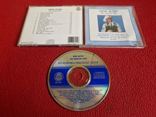 GENE AUTRY HIS GREATEST HITS CD