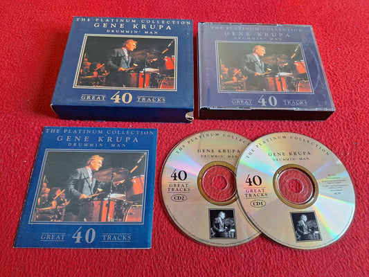 GENE KRUPA DRIMMIN' MAN THE PLATINUM COLLECTION CD BOX