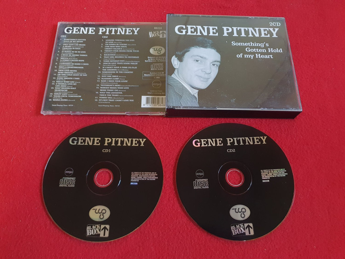 GENE PITNEY SOMETHING'S GOTTEN HOLD OF MY HEART BOX till CD