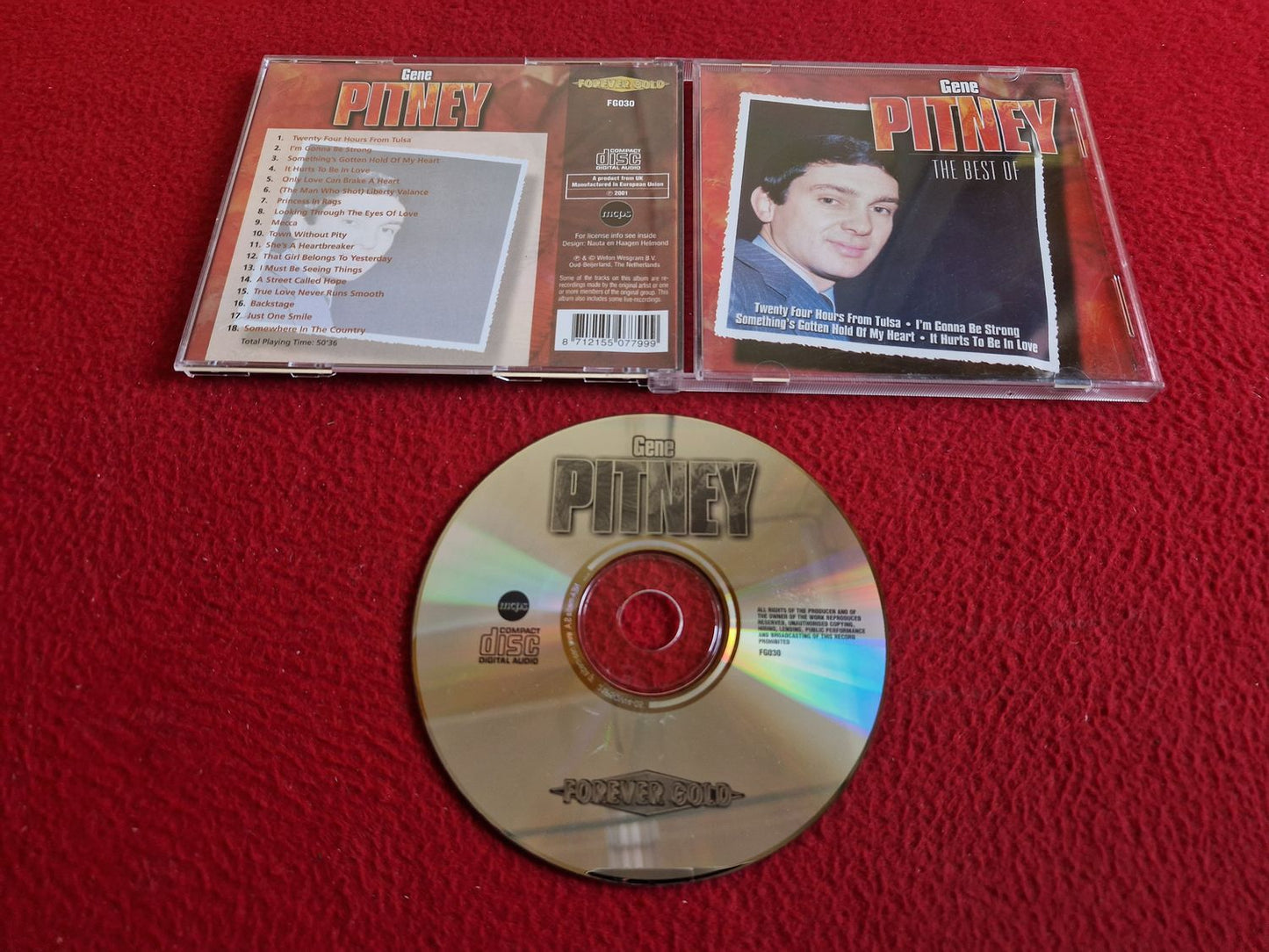GENE PITNEY THE BEST OF CD