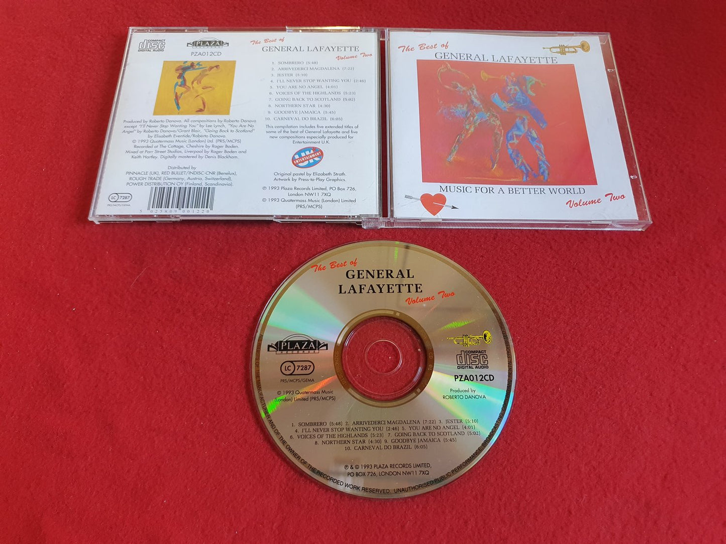 GENERAL LAFAYETTE MUSIC FOR A BETTER WORLD THE BEST OF VOLUME 2 till CD