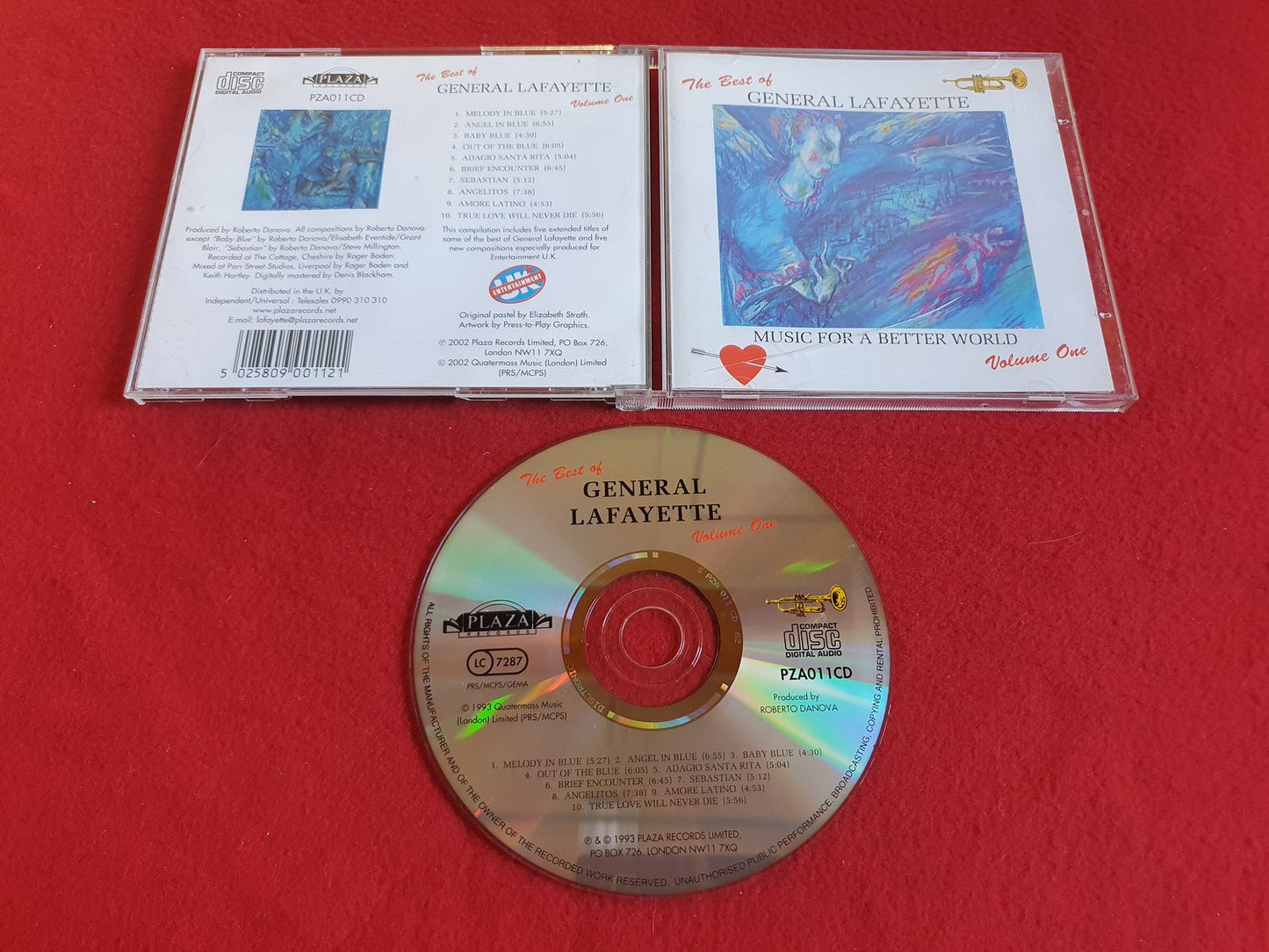 GENERAL LAFAYETTE MUSIC FOR A BETTER WORLD THE BEST OF VOLUME ONE till CD