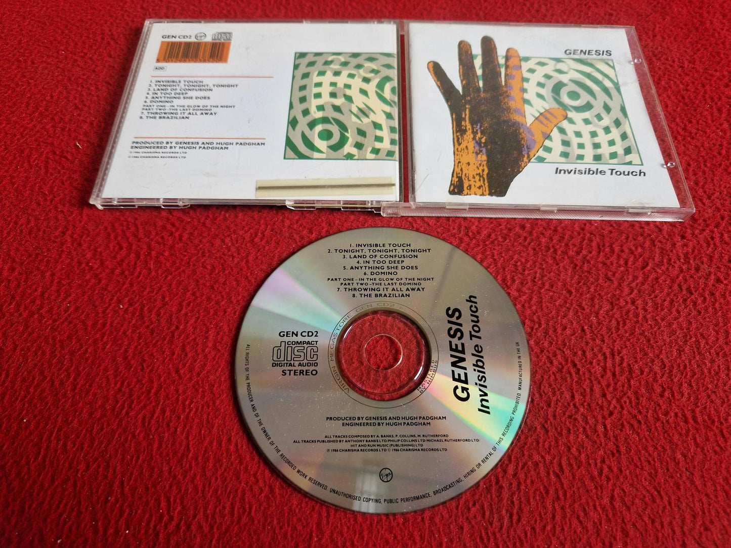 GENESIS INVISIBLE TOUCH CD