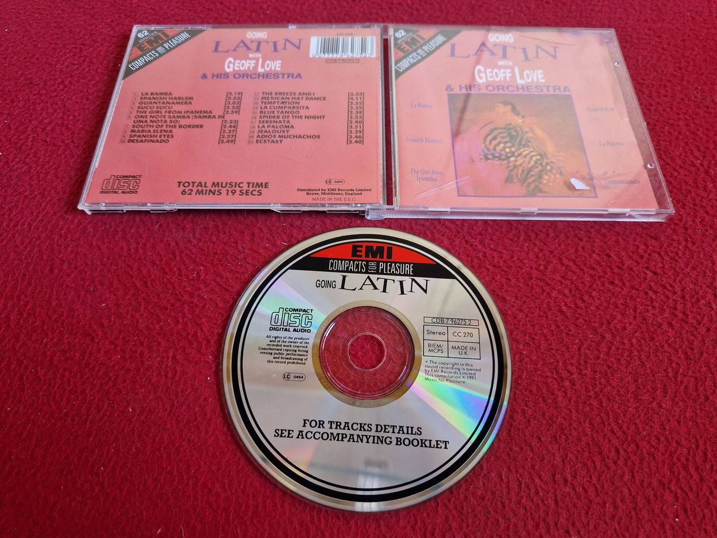 GEOFF LOVE & HIS ORCHESTRA GOING LATIN WITH CD