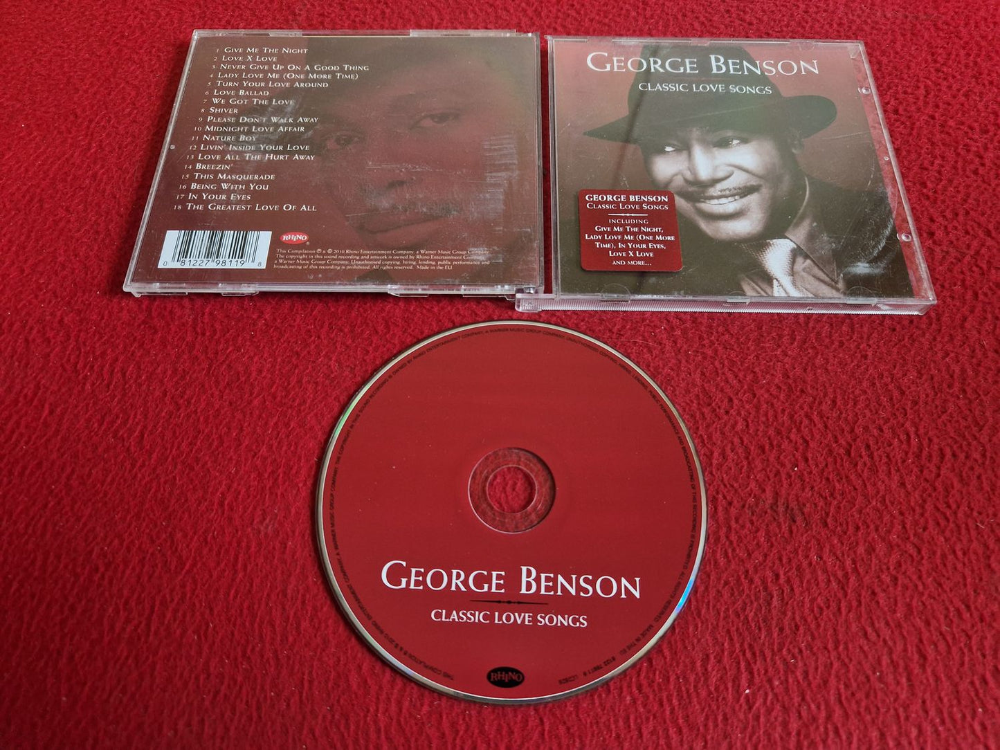 GEORGE BENSON CLASSIC LOVE SONGS CD
