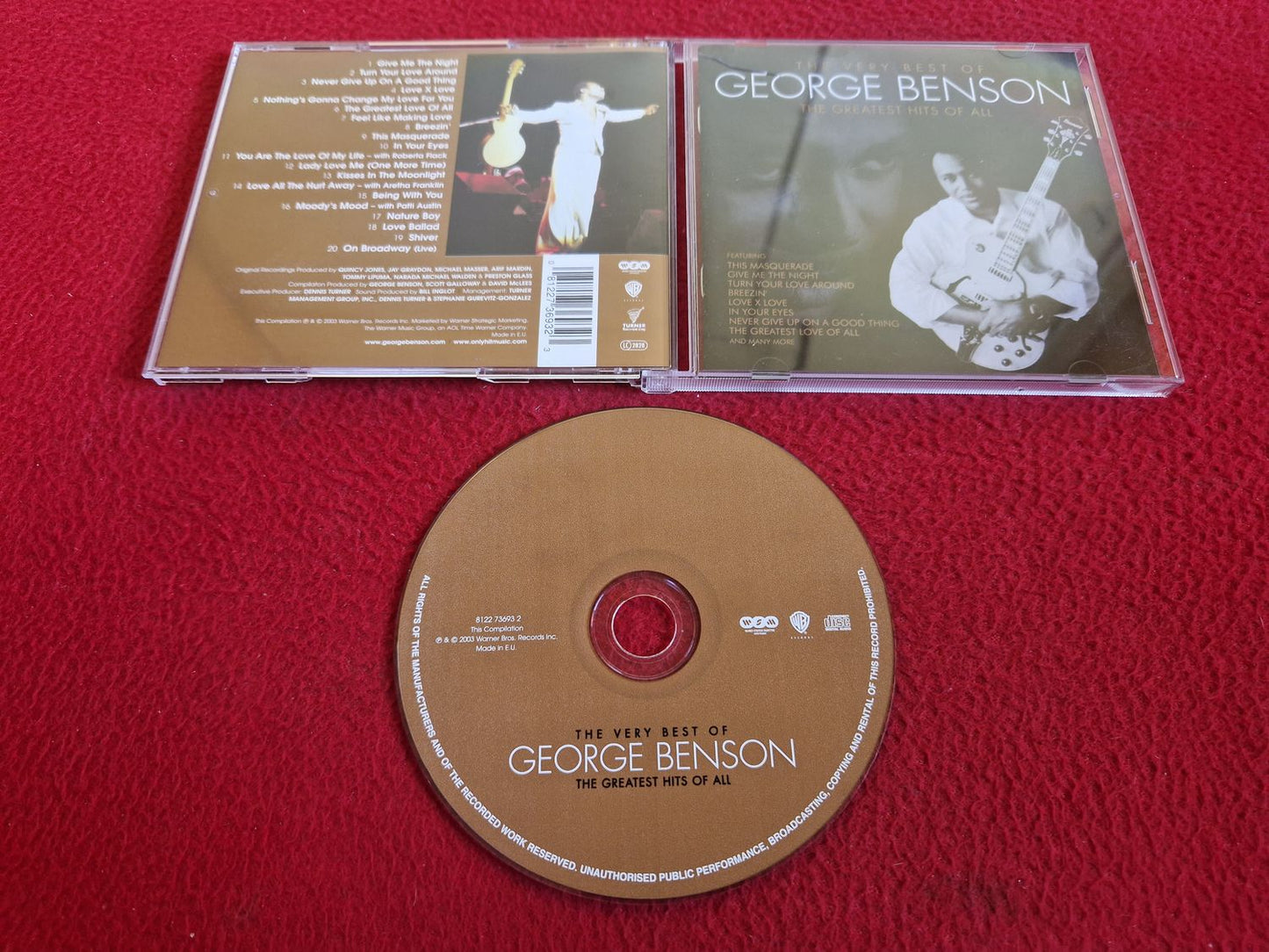 GEORGE BENSON THE GREATEST HITS OF ALL THE VERY BEST OF CD