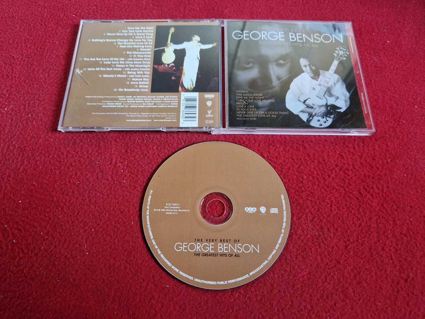 GEORGE BENSON THE VERY BEST OF THE GREATEST HITS OF ALL CD