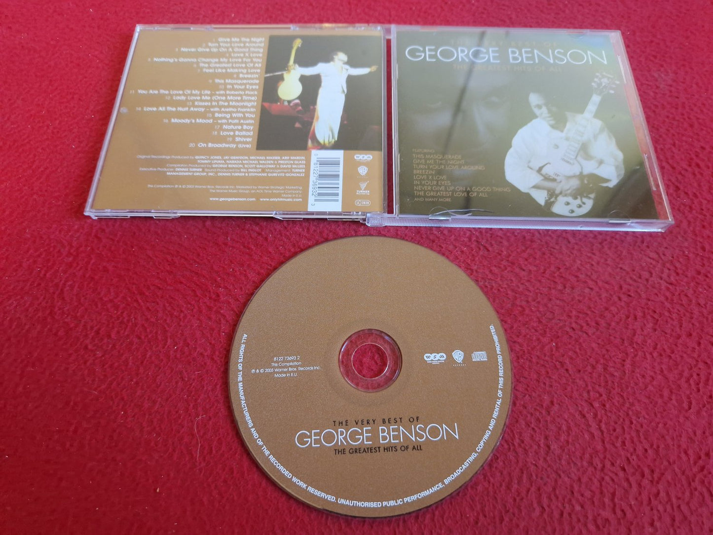 GEORGE BENSON THE VERY BEST OF THE GREATEST HITS OF ALL CD