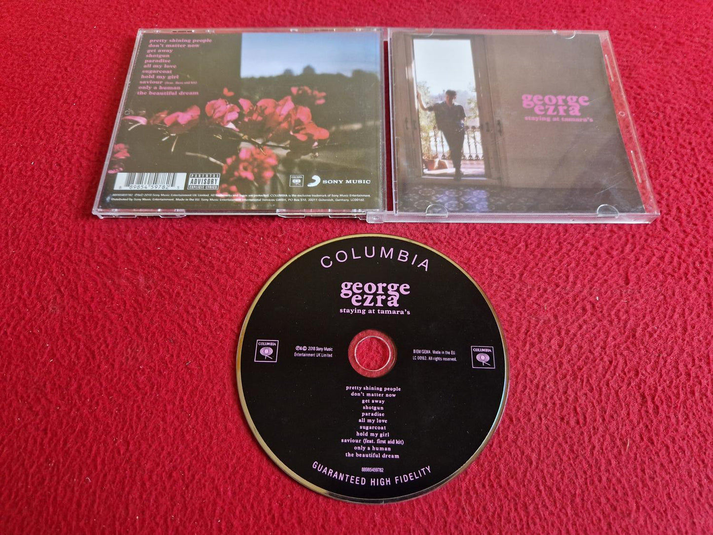 GEORGE EZRA STAYING AT TAMARA'S CD