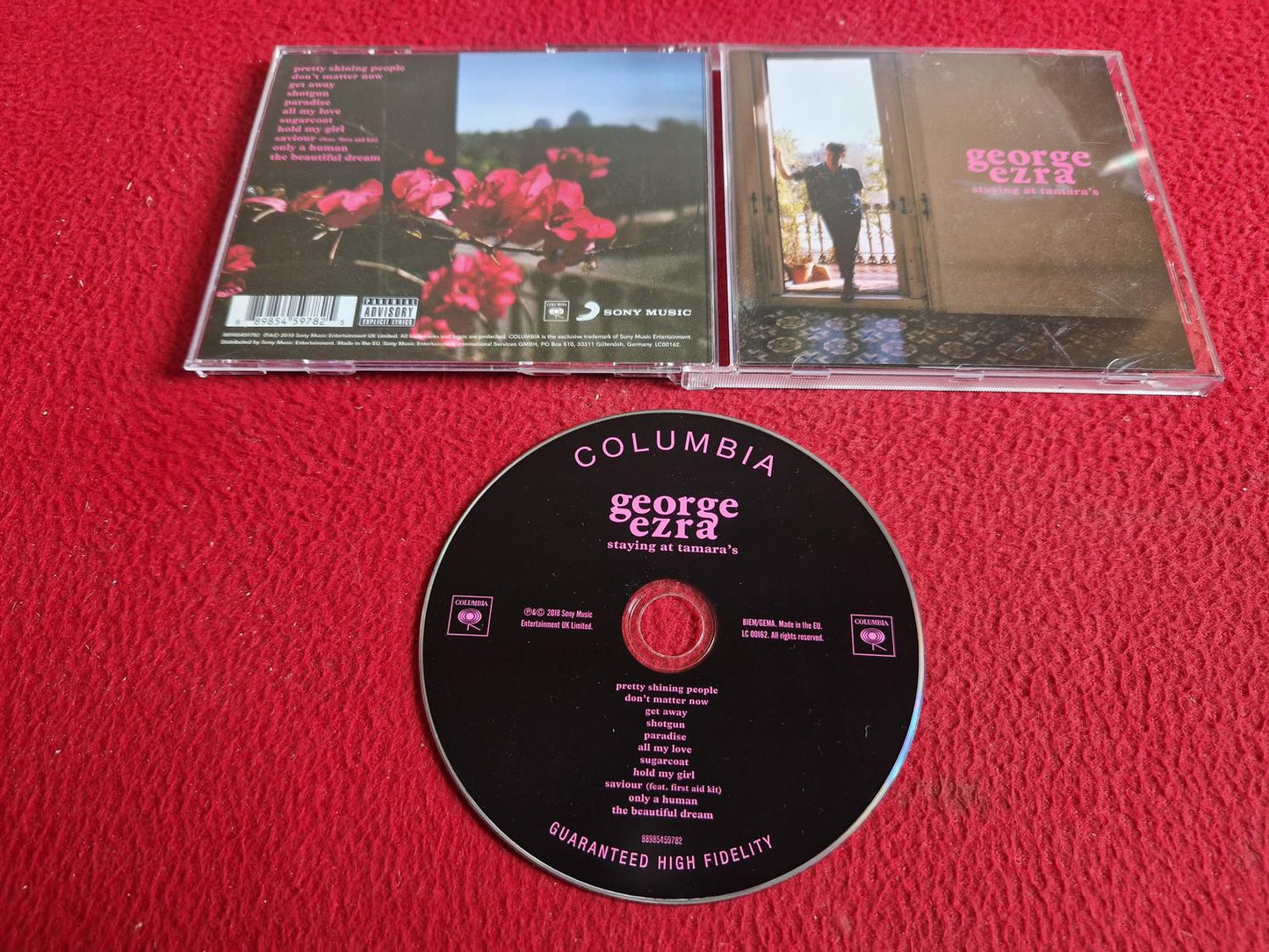 GEORGE EZRA STAYING AT TAMARA'S CD