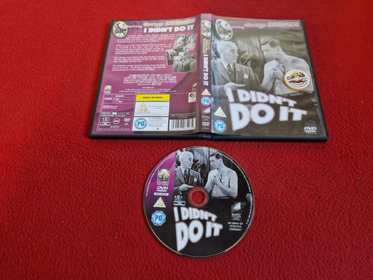 GEORGE FORMBY I DIDN'T DO IT DVD