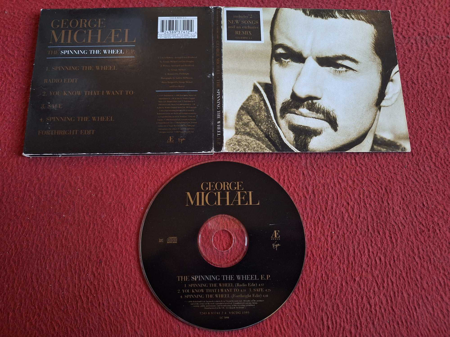 GEORGE MICHAEL THE SPINNING THE WHEEL E.P. CD