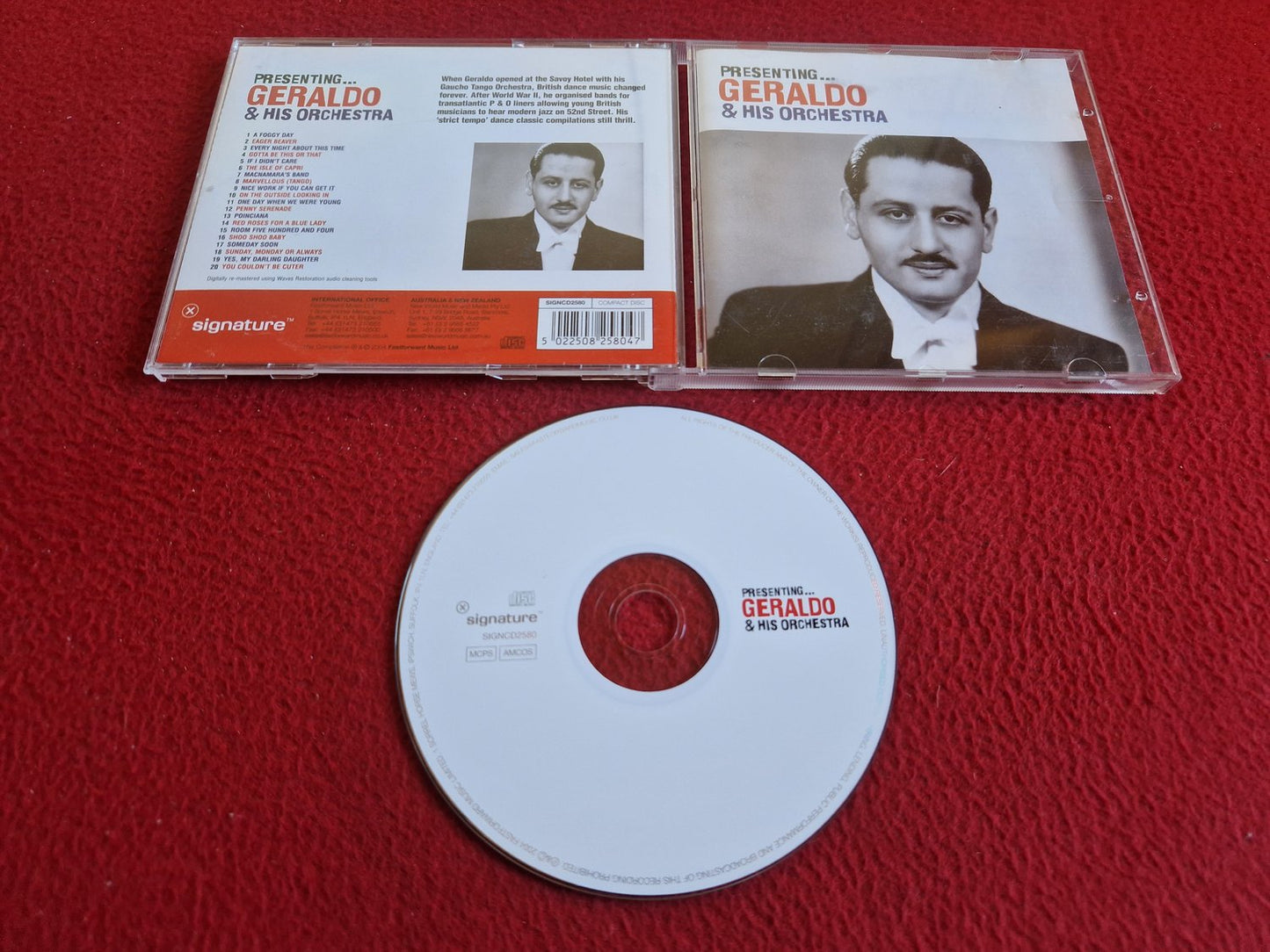 GERALDO & HIS ORCHESTRA PRESENTING CD