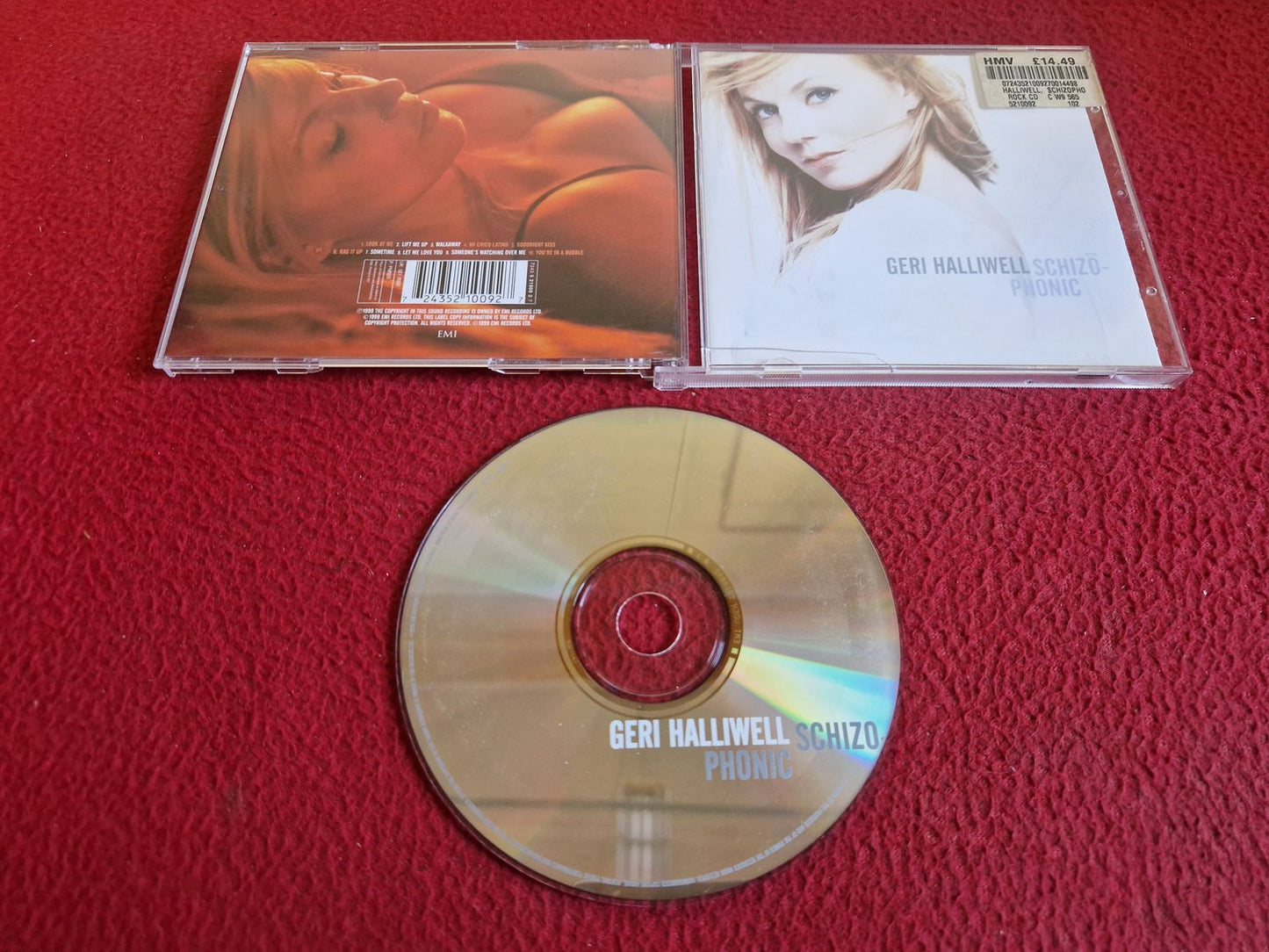 GERI HALLIWELL SCHIZOPHONIC CD