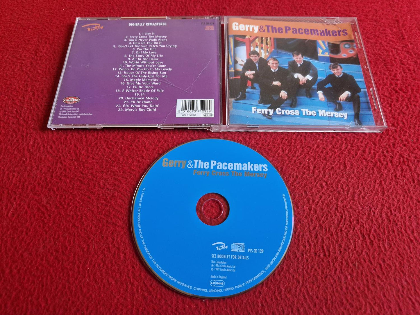 GERRY & THE PACEMAKERS FERRY CROSS THE MERSEY CD