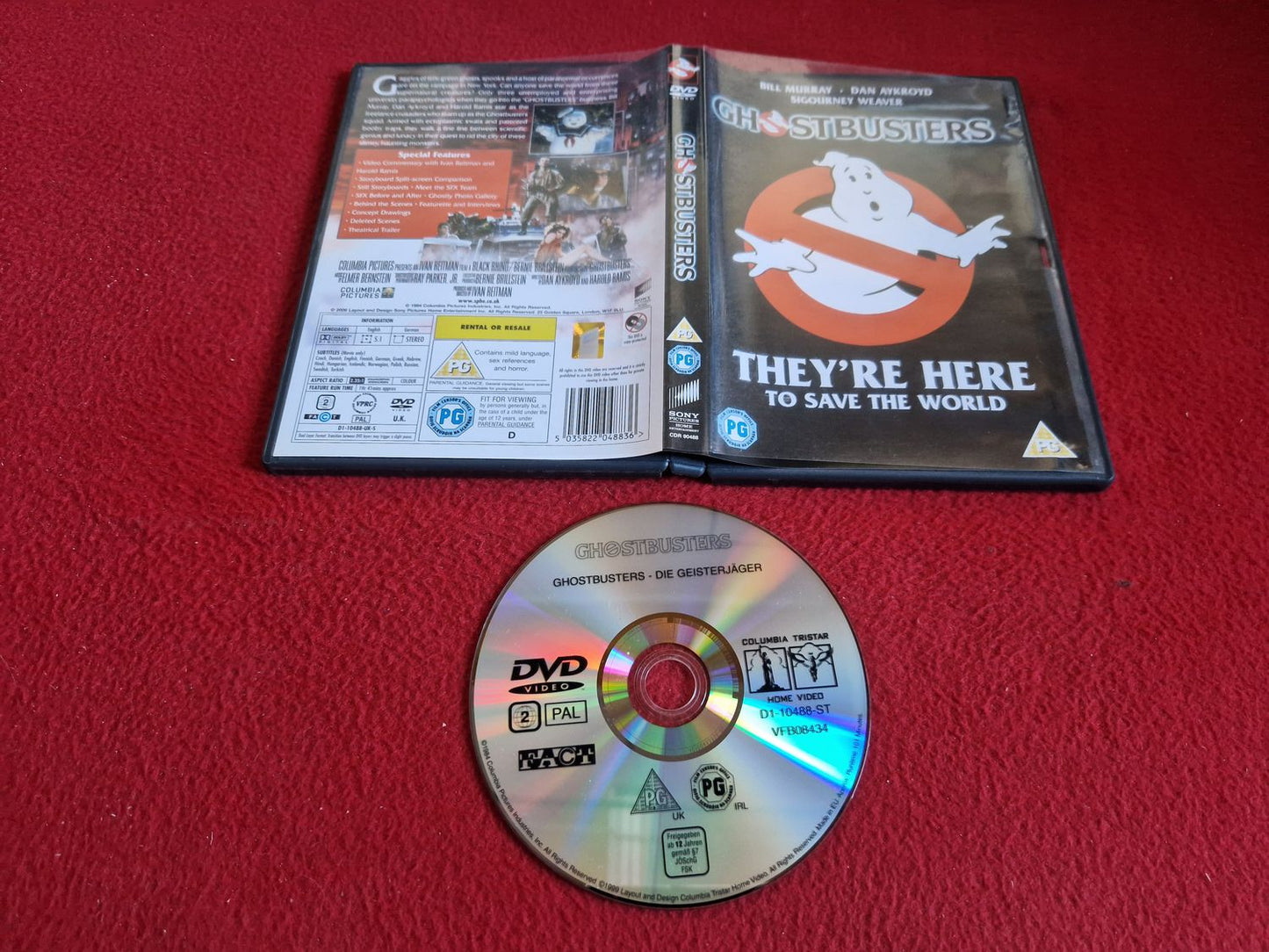 GHOSTBUSTERS DVD