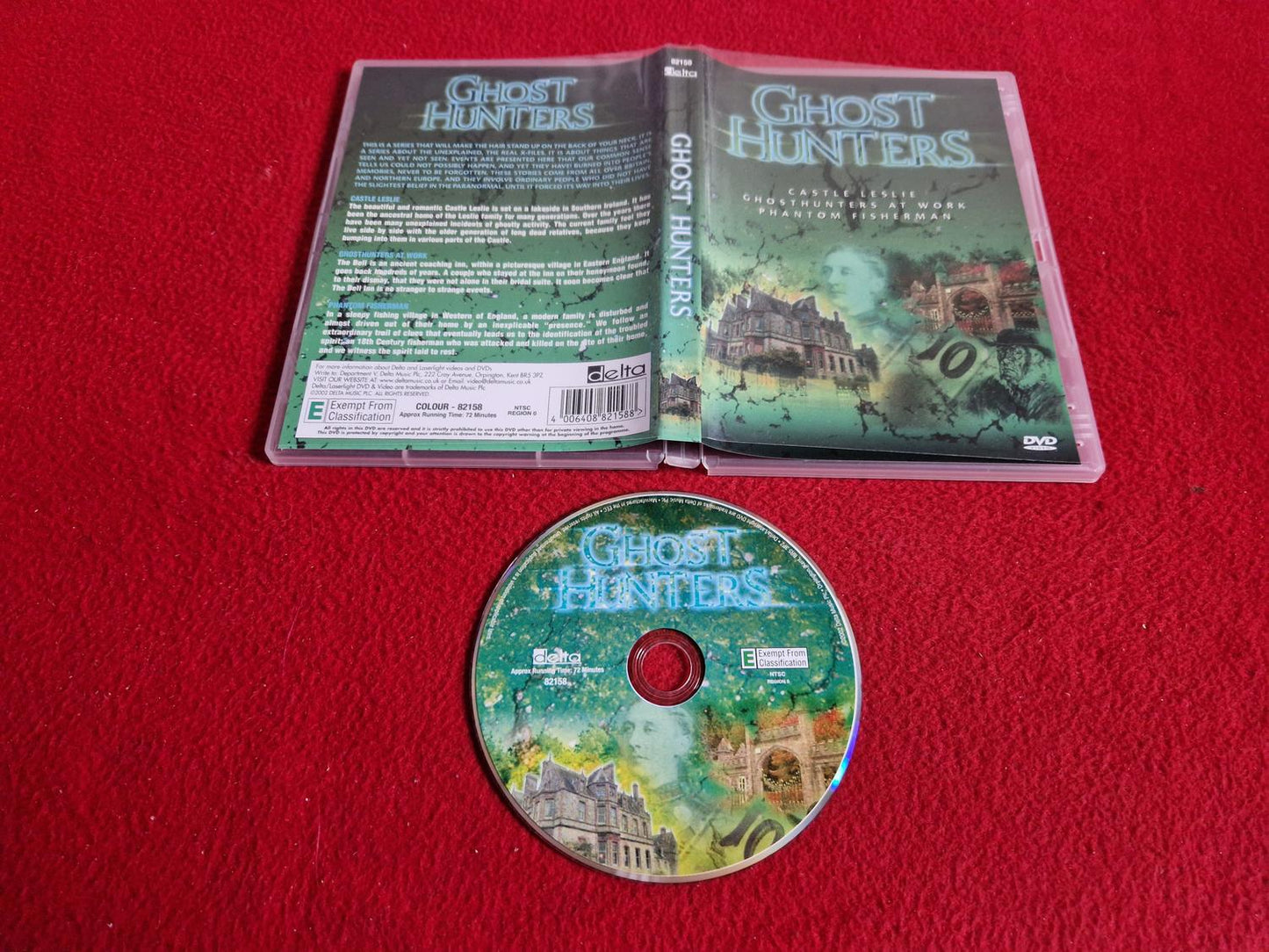 GHOST HUNTERS - CASTLE LESLIE / AT WORK / PHANTOM FISHERMAN DVD