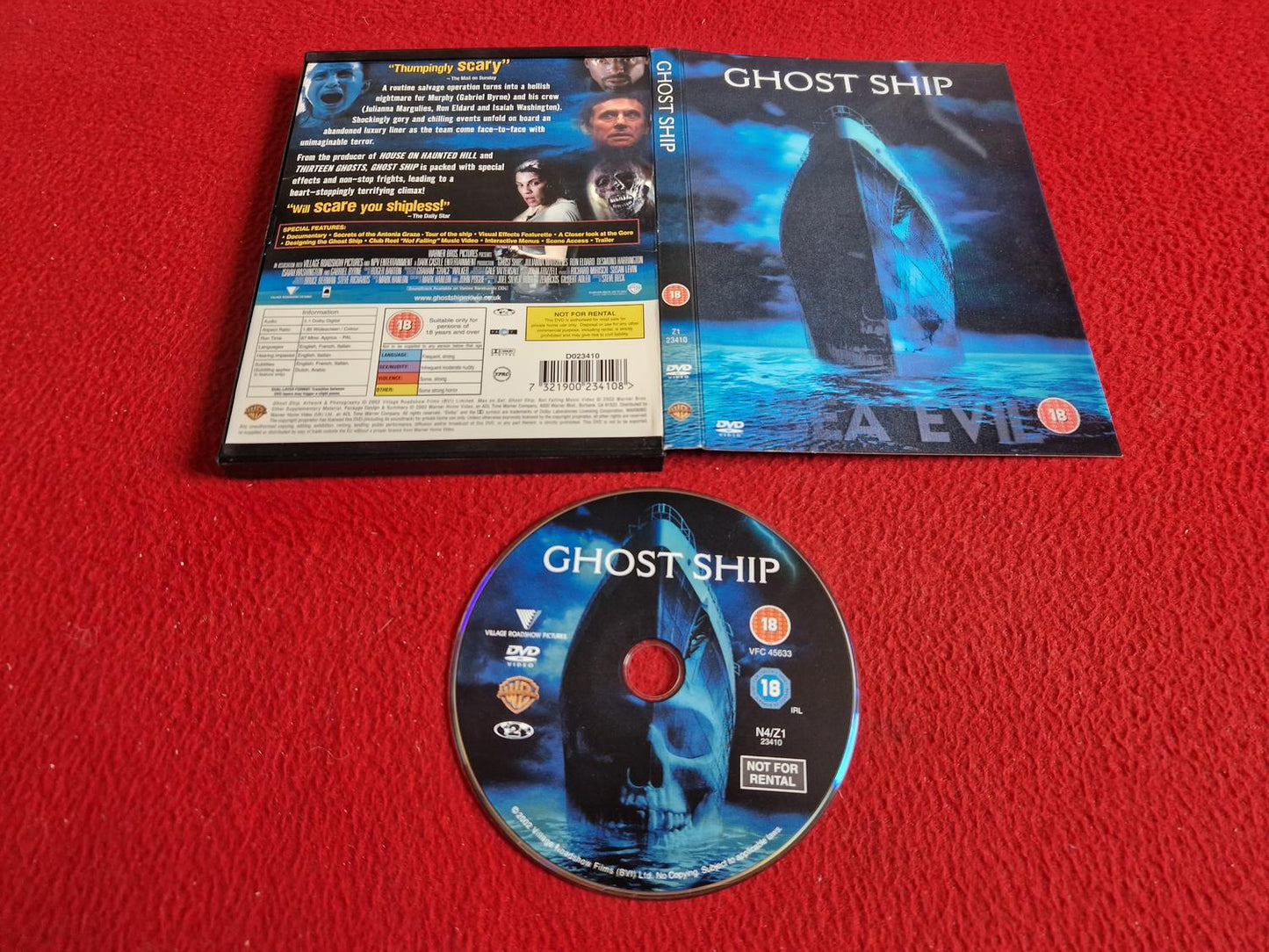GHOST SHIP [ SNAPCASE ] DVD