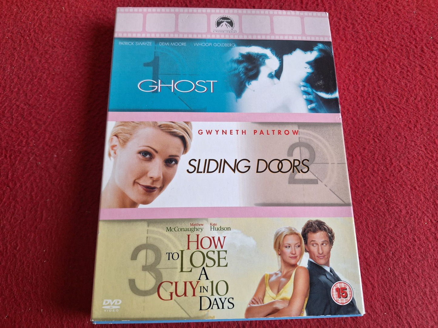 GHOST / SLIDING DOORS / HOW TO LOSE A GUY IN 10 DAYS BOX DVD