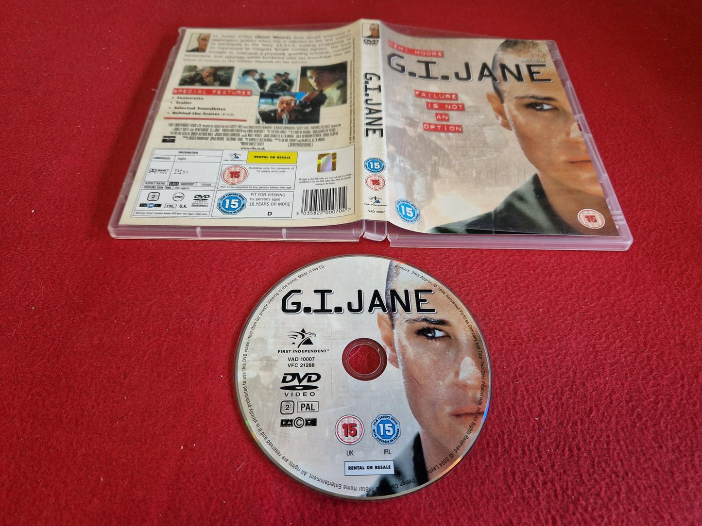G.I. JANE till DVD