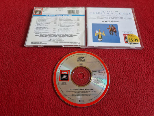 GILBERT & SULLIVAN SIR MALCOLM SARGENT – THE BEST OF GILBERT & SULLIVAN SONGS CD