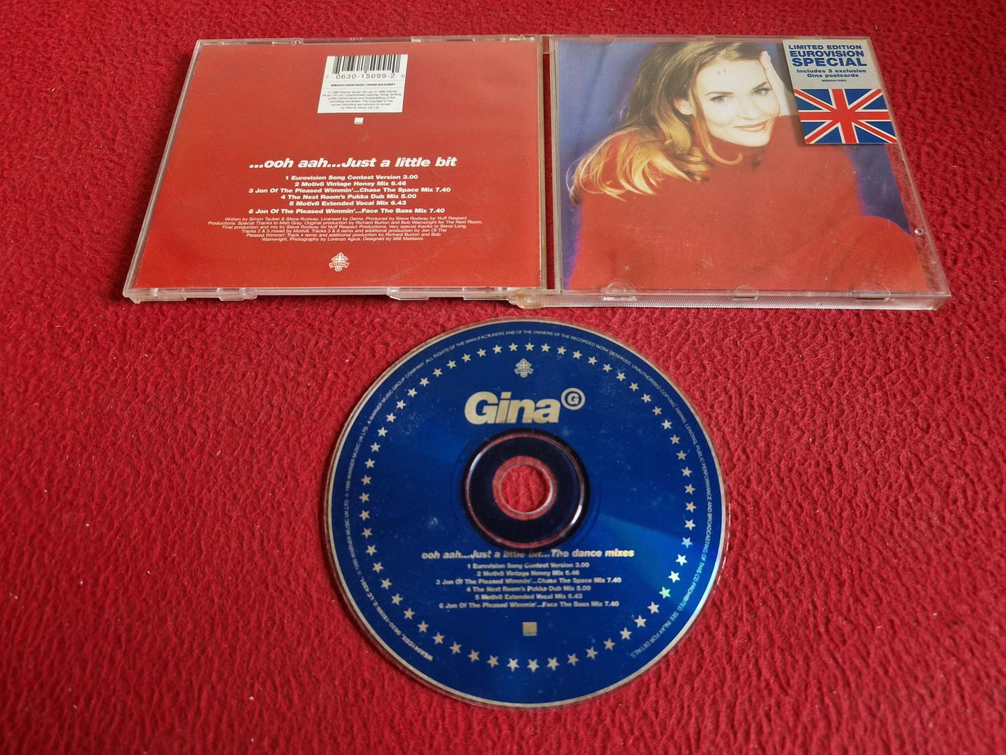 GINA OOH AAH... JUST A LITTLE BIT... THE DANCE MIXES CD