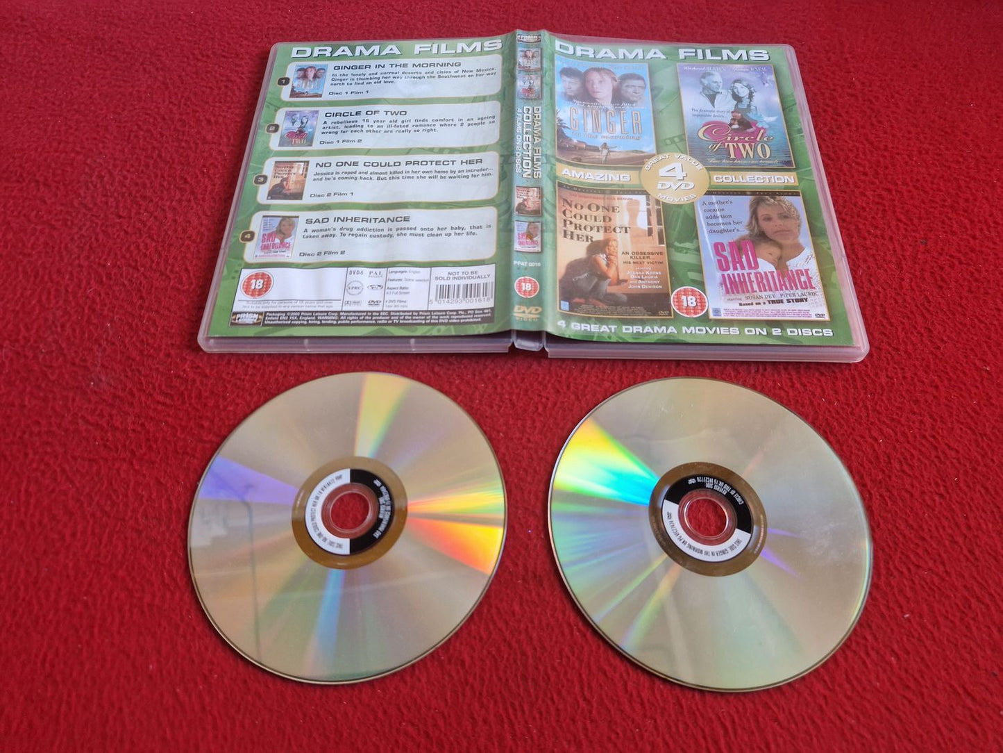GINGER / CIRCLE OF TWO / NO ONE COULD PROTECT HER / SAD INHERITANCE DVD