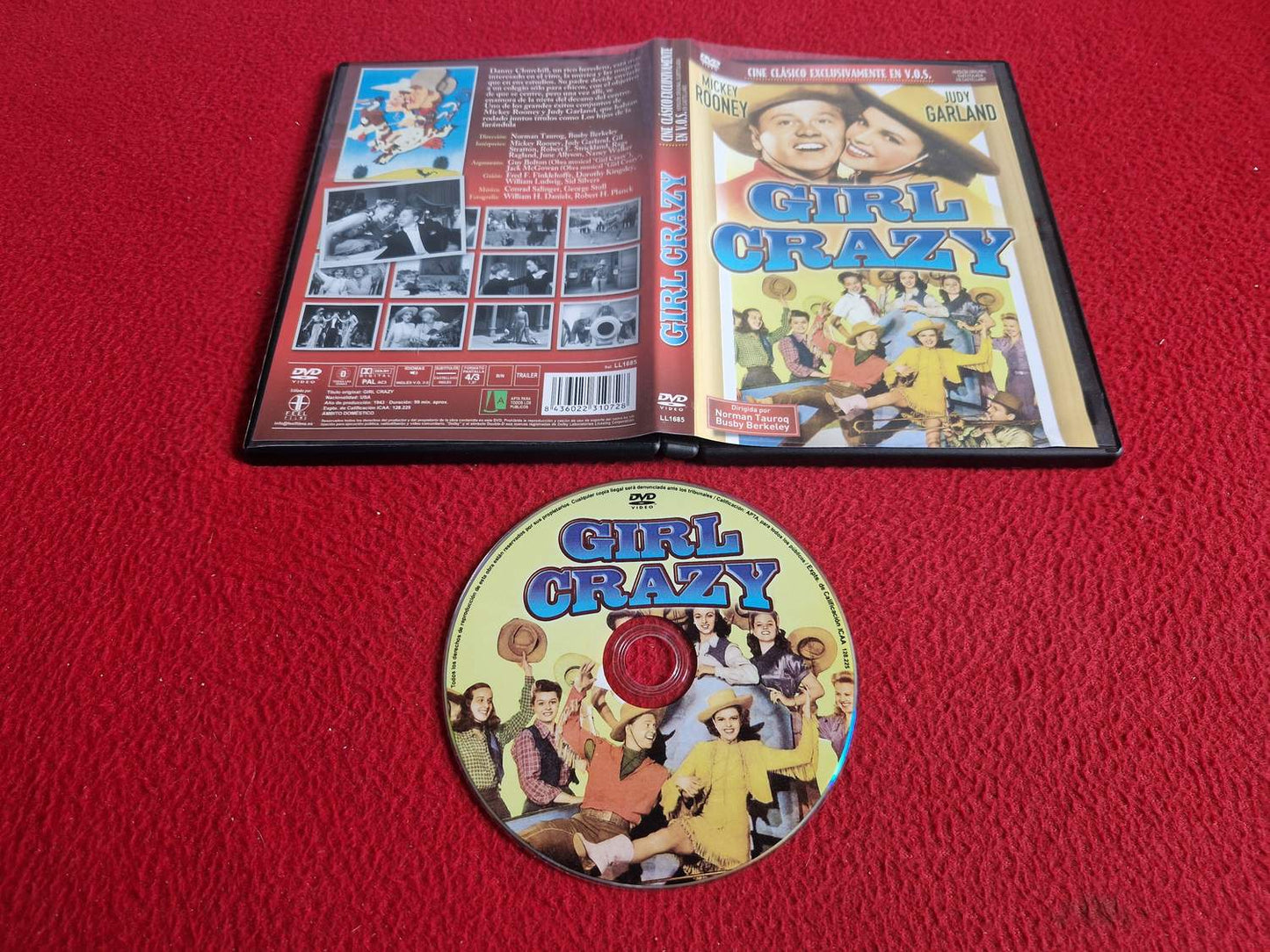 GIRL CRAZY [ ENGELSKT TAL / TEXT ] DVD