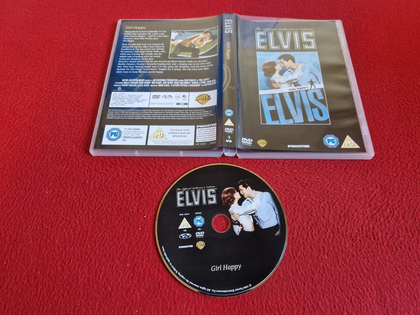 GIRL HAPPY [ ELVIS PRESLEY ] [ SVENSK TEXT ] DVD
